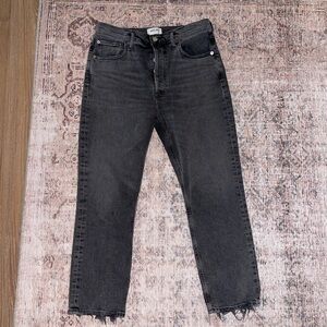 Agolde riley crop Jean
